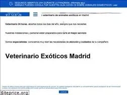 Sites similar to veterinarioexoticosmadrid.com