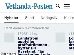 Sites similar to vetlandaposten.se