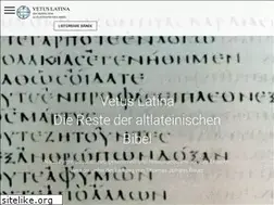 Sites similar to vetus-latina.de