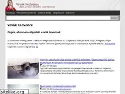 Sites similar to vevokkedvence.hu