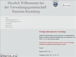 Sites similar to vg-hanstein-rusteberg.de