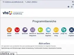 Sites similar to vhs-aschaffenburg.de