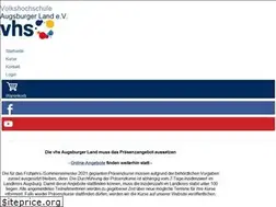Sites similar to vhs-augsburger-land.de