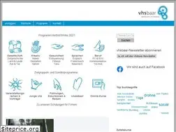 Sites similar to vhs-baar.de