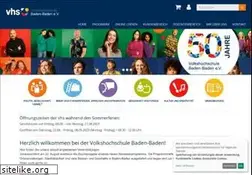 Sites similar to vhs-baden-baden.de