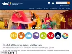 Sites similar to vhs-bayreuth.de