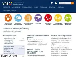 Sites similar to vhs-bergisch-land.de