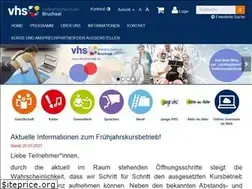 Sites similar to vhs-bruchsal.de