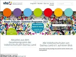 Sites similar to vhs-dachau-land.de