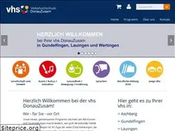 Sites similar to vhs-donauzusam.de
