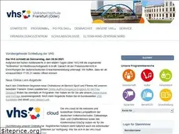 Sites similar to vhs-frankfurt-oder.de