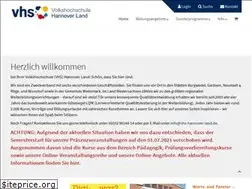 Sites similar to vhs-hannover-land.de