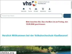 Sites similar to vhs-kaufbeuren.de
