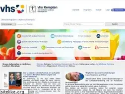 Sites similar to vhs-kempten.de