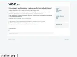 Sites similar to vhs-kurs.net
