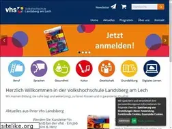 Sites similar to vhs-landsberg.de