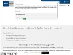 Sites similar to vhs-lennetal.de