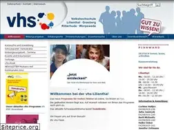 Sites similar to vhs-lilienthal.de