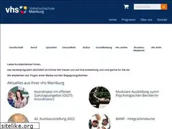 Sites similar to vhs-mainburg.de