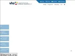 Sites similar to vhs-mt.de