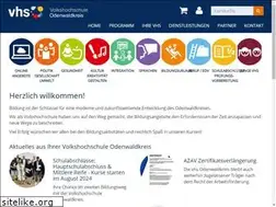Sites similar to vhs-odenwald.de