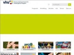 Sites similar to vhs-opr.de