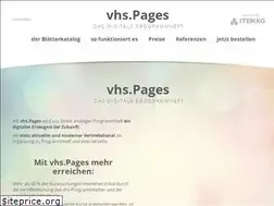 Sites similar to vhs-pages.de