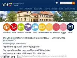 Sites similar to vhs-pegnitz.de