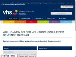 Sites similar to vhs-ratekau.de