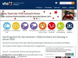 Sites similar to vhs-ratingen.de