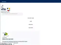 Sites similar to vhs-regensburg-land.de