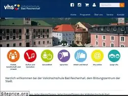 Sites similar to vhs-reichenhall.de