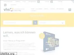 Sites similar to vhs-rhein-sieg.de