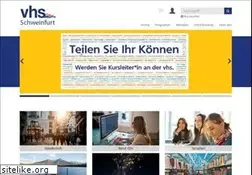 Sites similar to vhs-schweinfurt.de