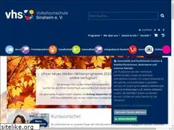 Sites similar to vhs-sinsheim.de