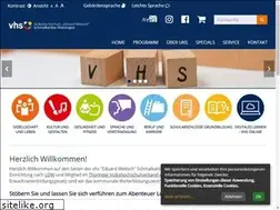 Sites similar to vhs-sm.de