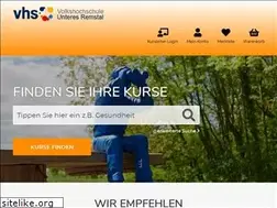 Sites similar to vhs-unteres-remstal.de