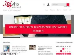 Sites similar to vhs-unterland.de