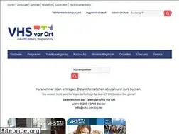 Sites similar to vhs-vor-ort.de
