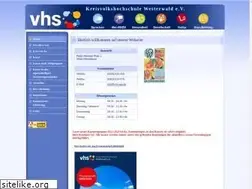 Sites similar to vhs-ww.de