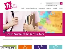 Sites similar to vhs-wwh.de