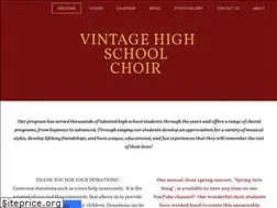 Sites similar to vhschoirs.com