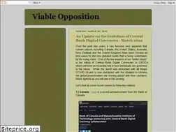 Sites similar to viableopposition.blogspot.com