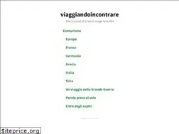 Sites similar to viaggiandoincontrare.com