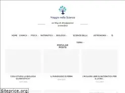 Sites similar to viaggionellascienza.it