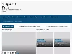 Sites similar to viajarsinprisa.net