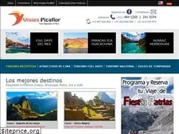 Sites similar to viajespicaflorperu.net