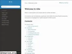 Sites similar to vibe.readthedocs.io