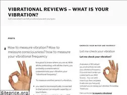 Sites similar to vibrationalreviews.wordpress.com