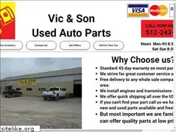 Sites similar to vicandsonautoparts.com